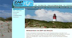 Desktop Screenshot of amrum-zuraltenpost.de